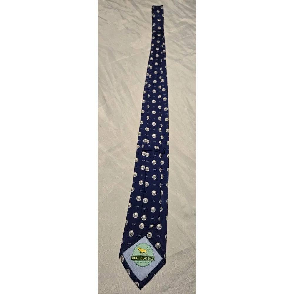 Bird Dog Bay Blue 1912 ACC Wings Tie Hand Made‎ 100% Silk